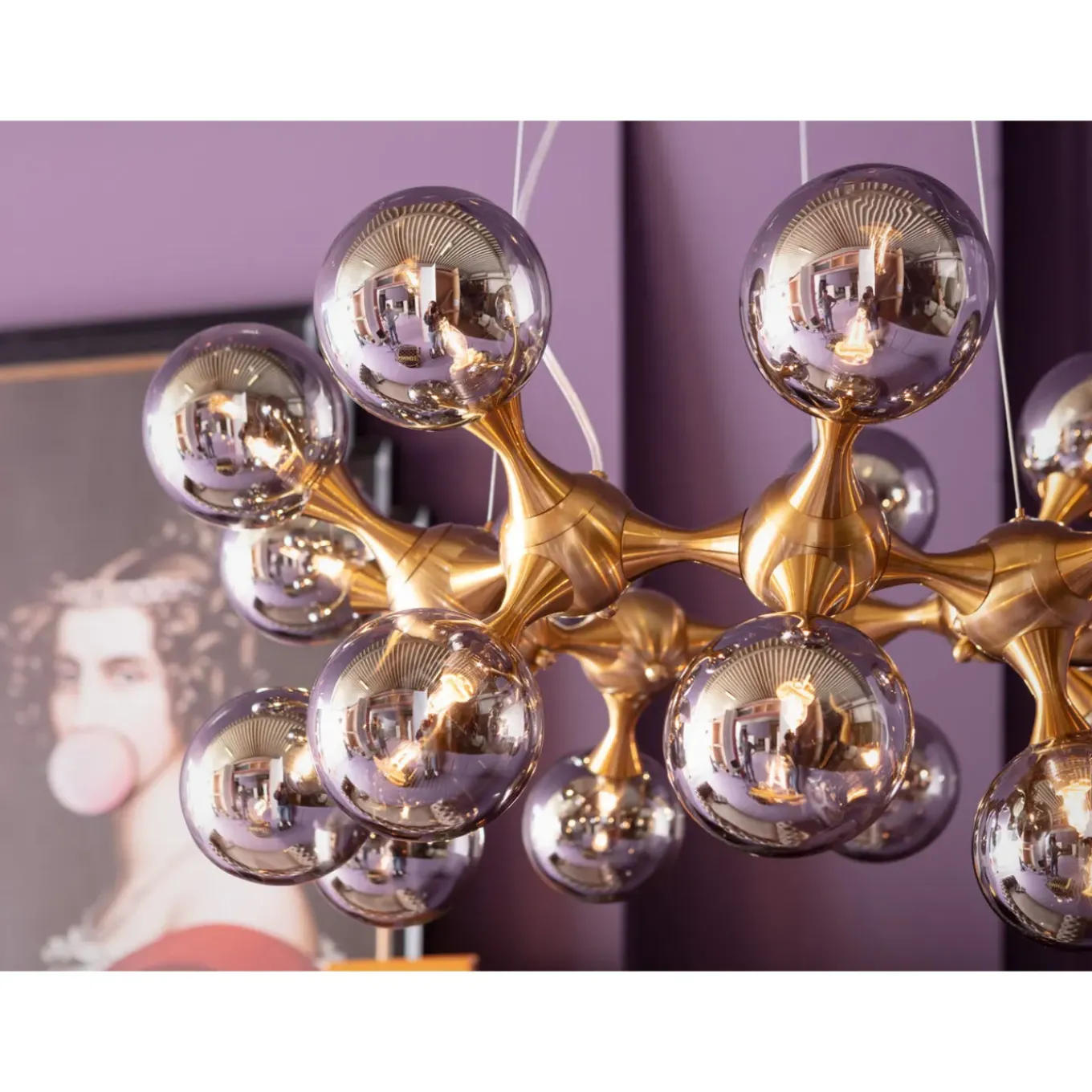 Suspension Atomic Balls O74Cm