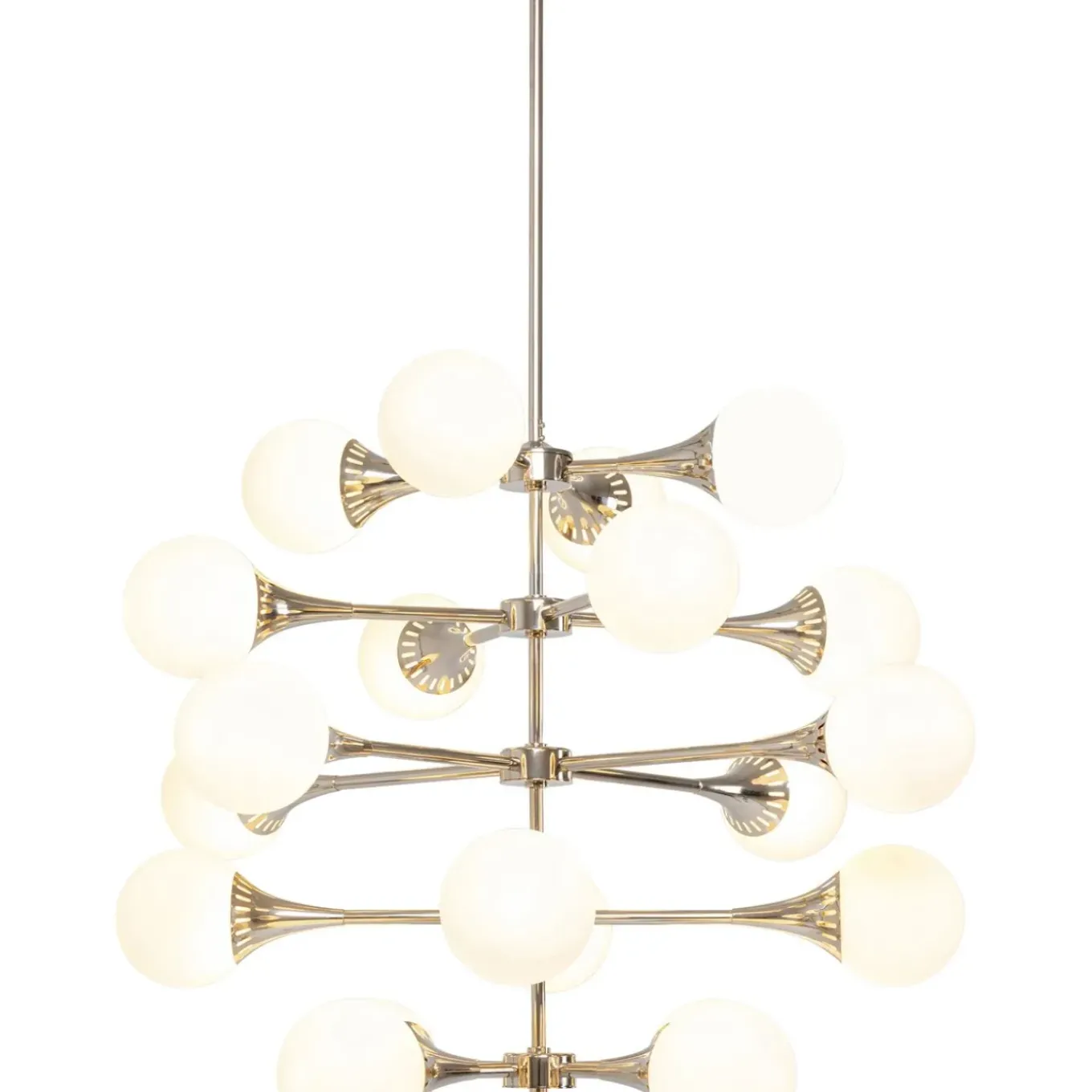 Suspension Bulb Fiction 20 Argente O102Cm