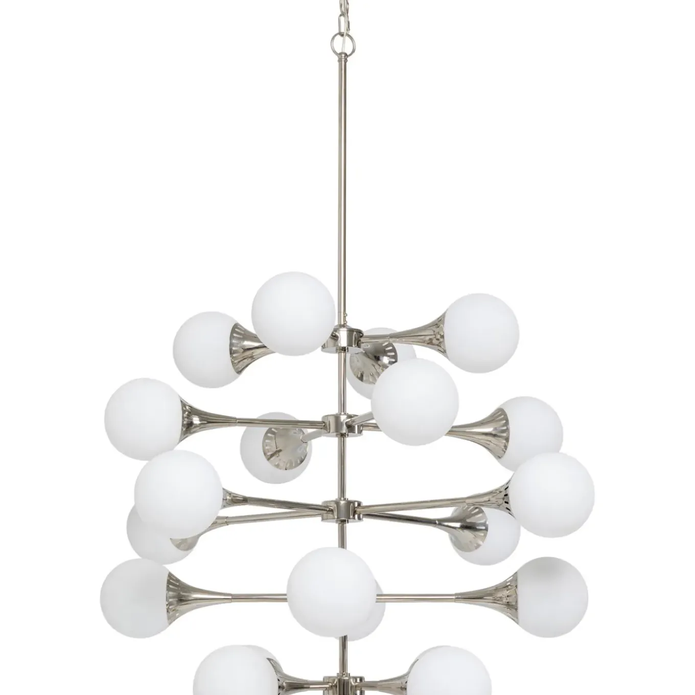 Suspension Bulb Fiction 20 Argente O102Cm