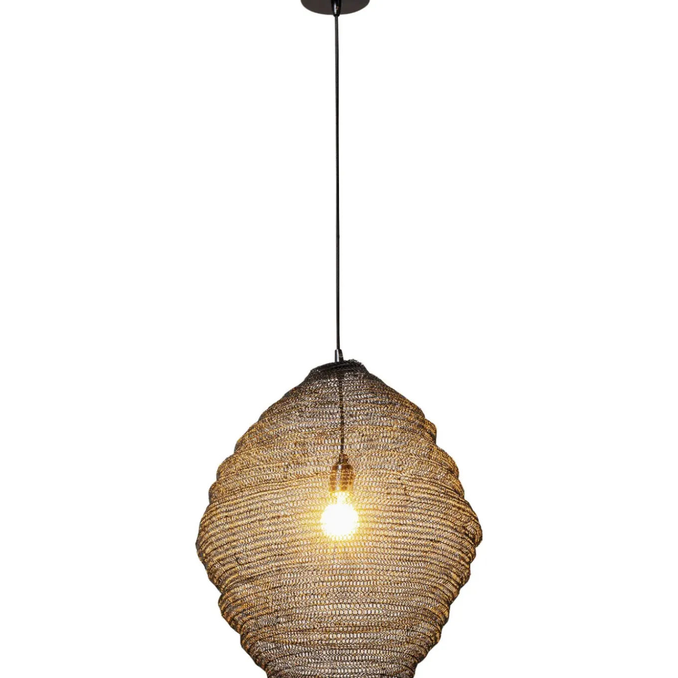 Suspension Cocoon Noir O45Cm