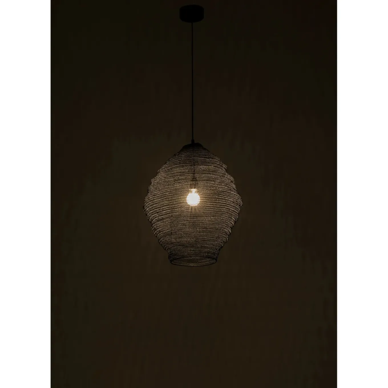 Suspension Cocoon Noir O45Cm