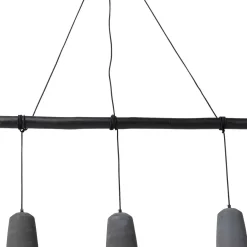 Suspension Dining Concrete Noir Tre