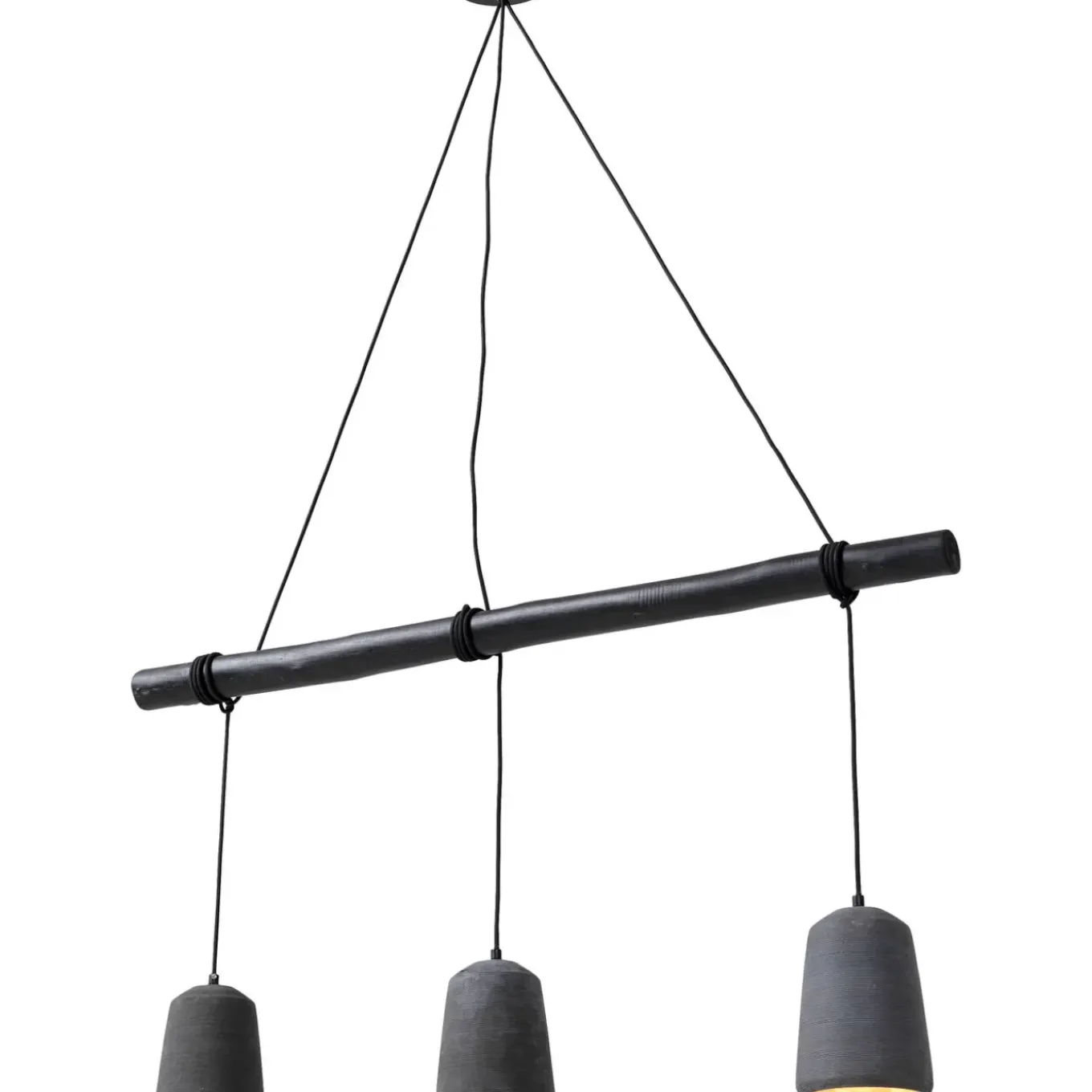 Suspension Dining Concrete Noir Tre