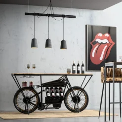 Suspension Dining Concrete Noir Tre