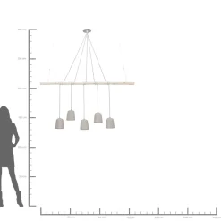 Suspension Dining Concrete Cinque
