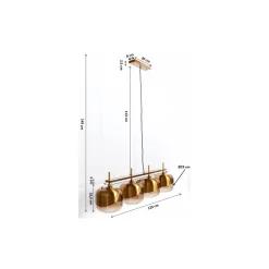 Suspension Doreen Goblet Quattro O25Cm