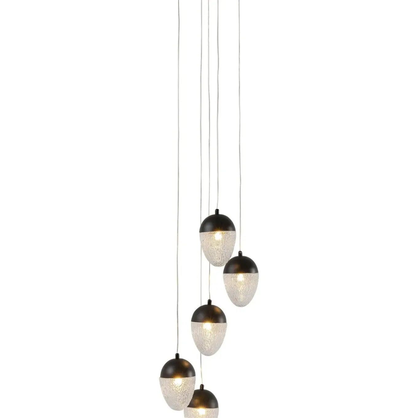 Suspension Frozen 5 Noir Mat O35Cm