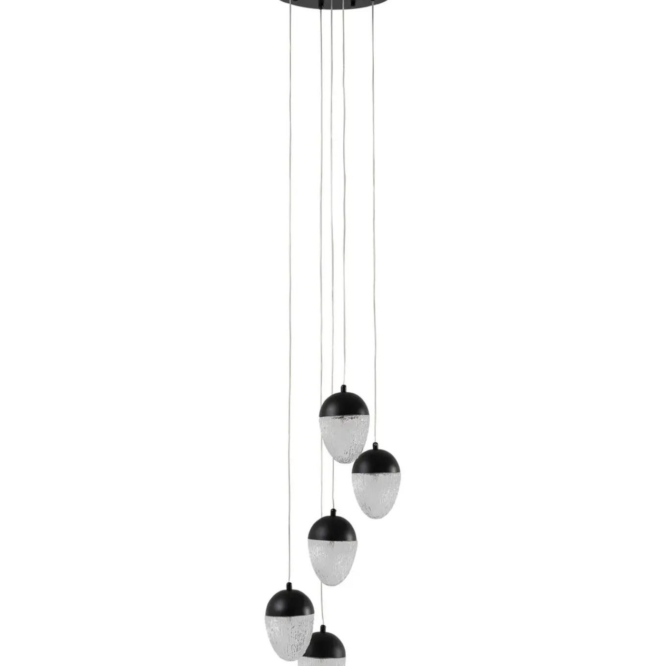 Suspension Frozen 5 Noir Mat O35Cm