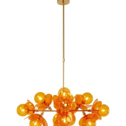 Suspension Globo Ambre 79Cm