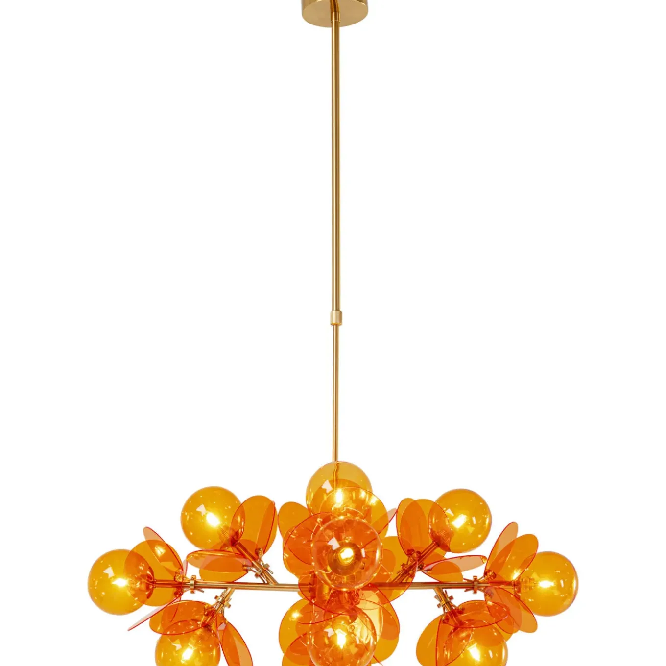 Suspension Globo Ambre 79Cm