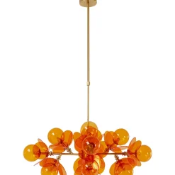 Suspension Globo Ambre 79Cm