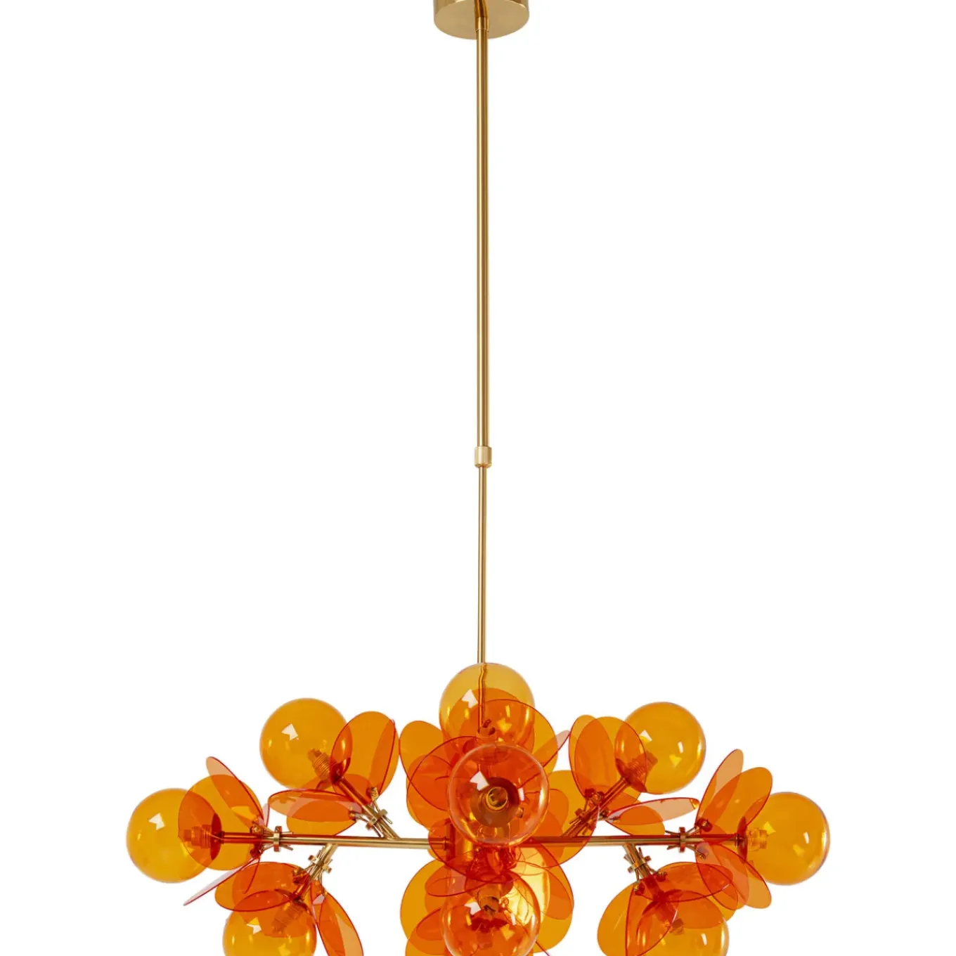 Suspension Globo Ambre 79Cm