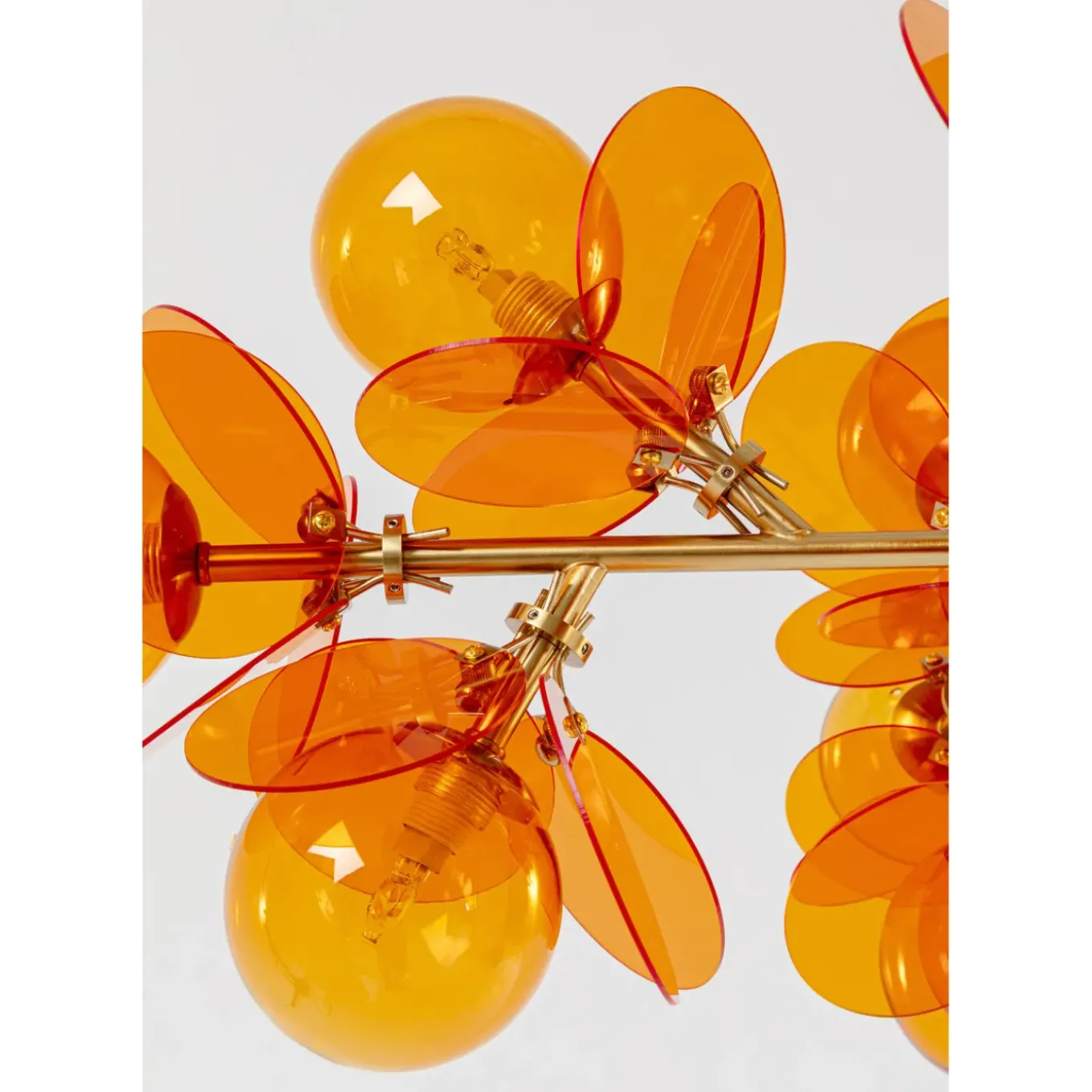 Suspension Globo Ambre 79Cm