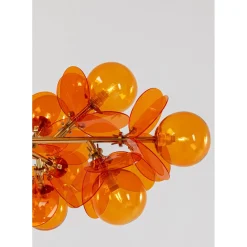 Suspension Globo Ambre 79Cm
