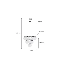 Suspension Lasmina Bunch O91Cm