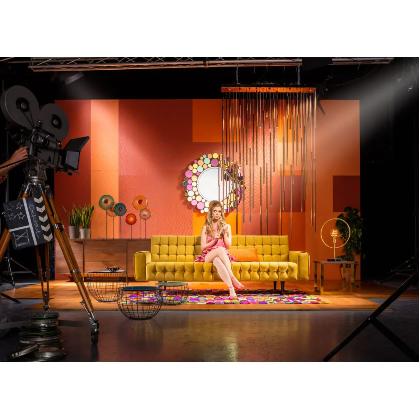 Suspension Living Vegas Deluxe Laiton Led
