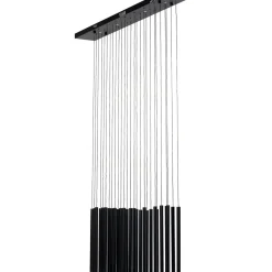 Suspension Living Vegas Noir Mat Led 120Cm
