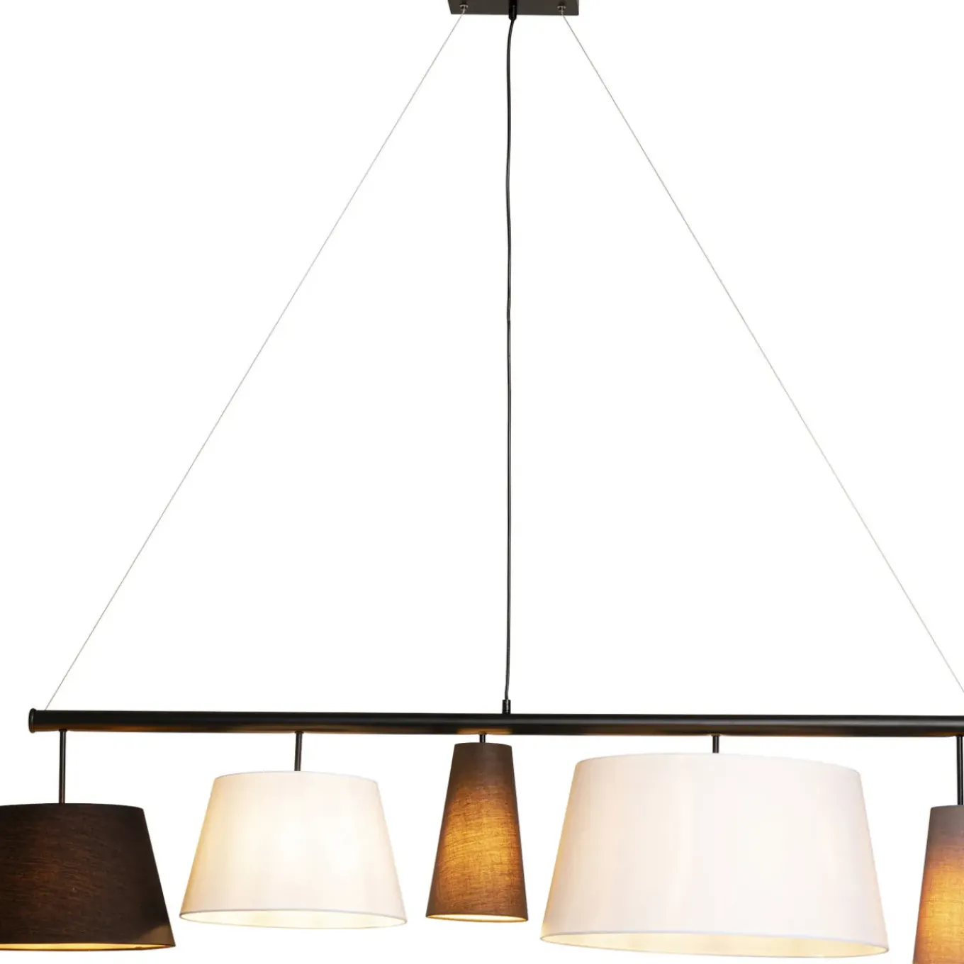 Suspension Parecchi Noire 140Cm