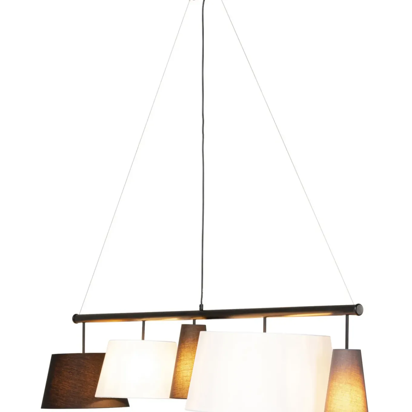 Suspension Parecchi Noire 140Cm