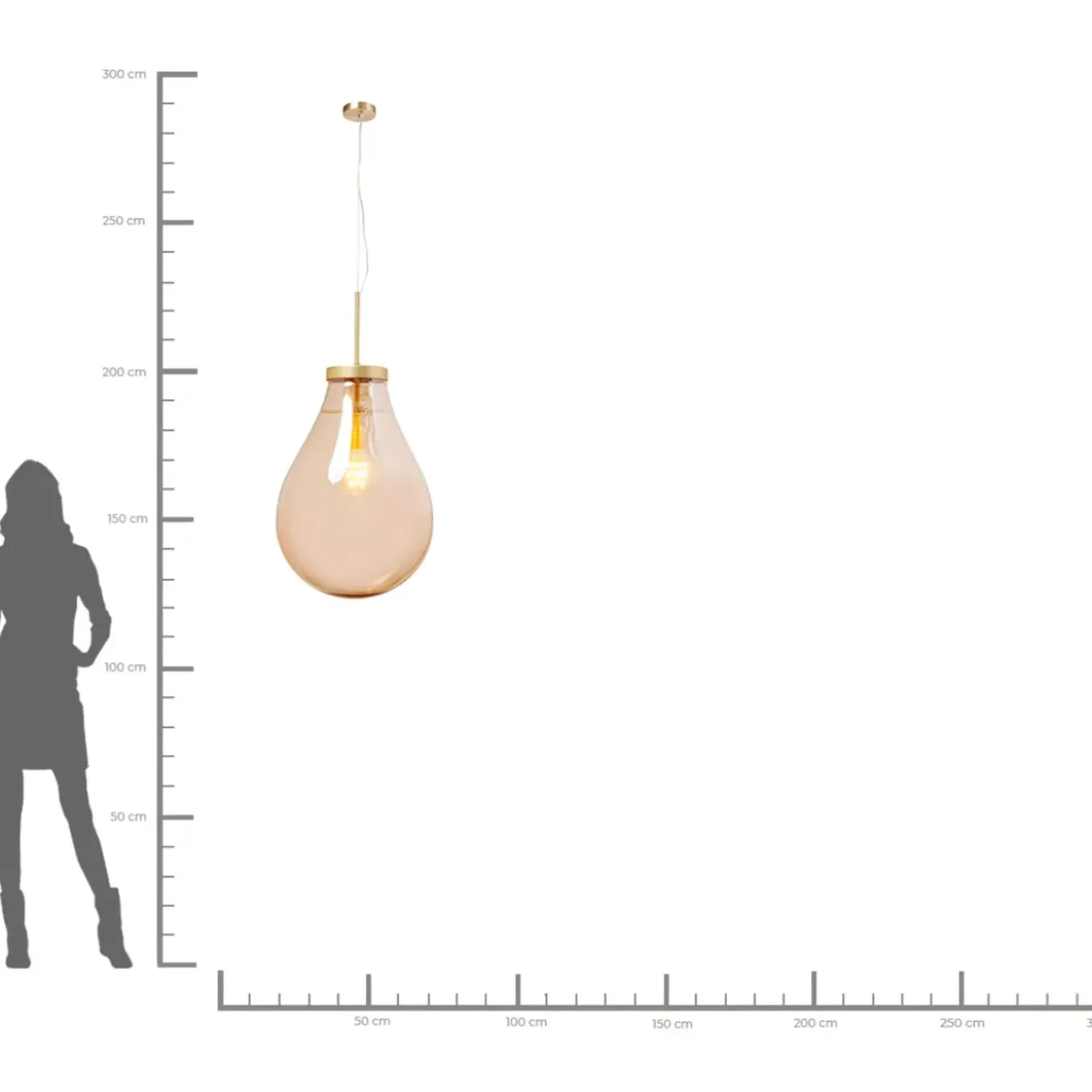 Suspension Pear 50Cm