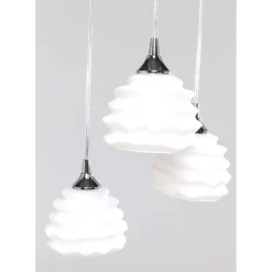 Suspension Ruffle Blanc O 37Cm