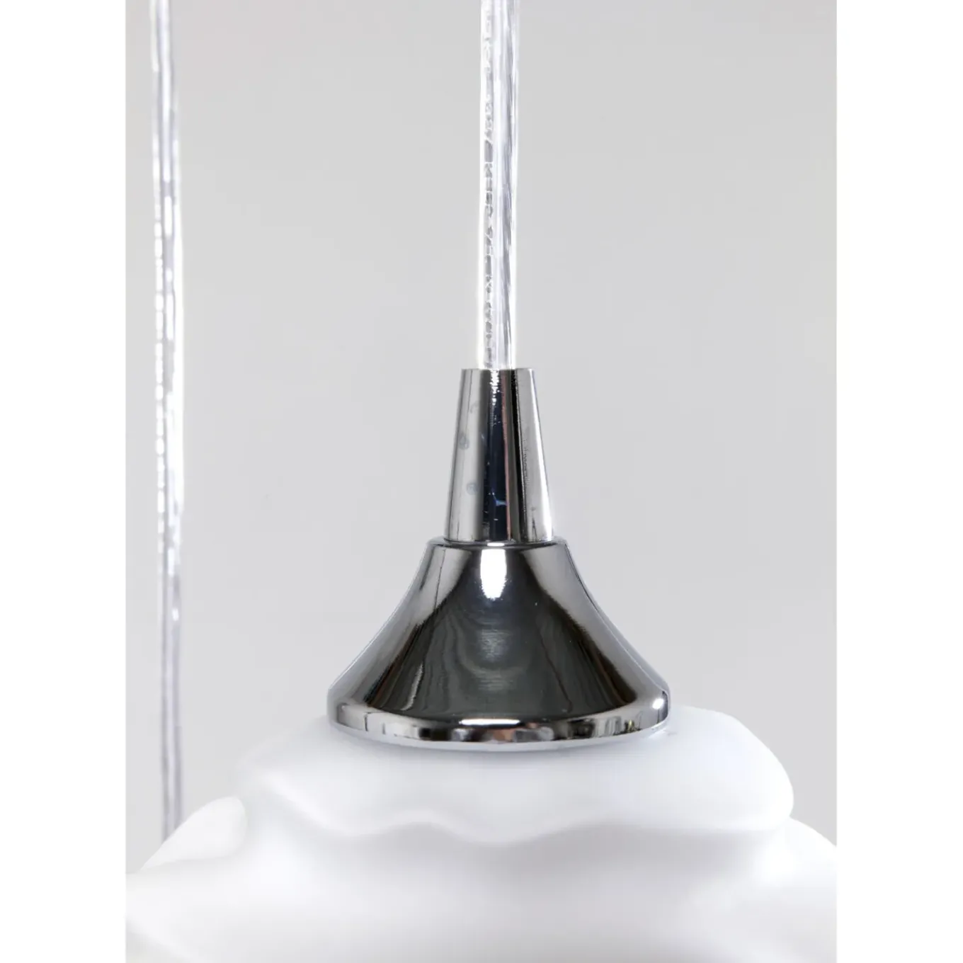 Suspension Ruffle Blanc O 37Cm