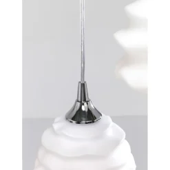 Suspension Ruffle Blanc O 37Cm