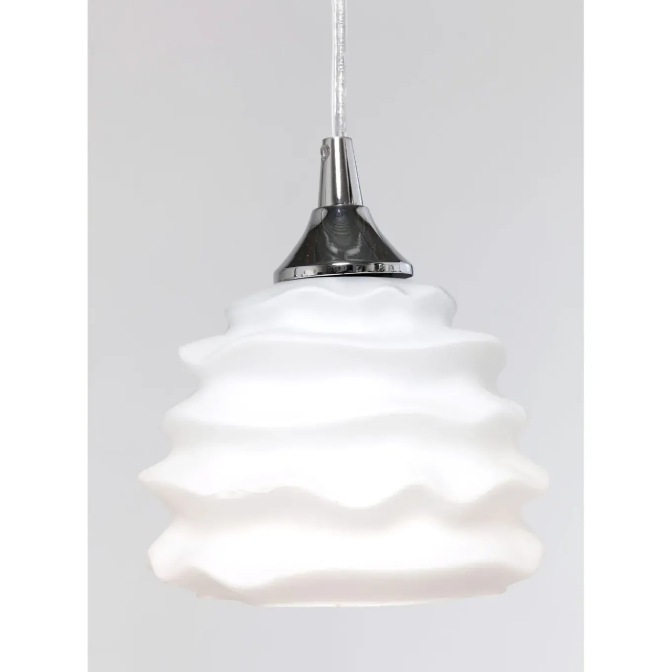 Suspension Ruffle Dining Blanc