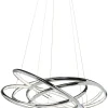 Suspension Saturn Led Chrome Gm