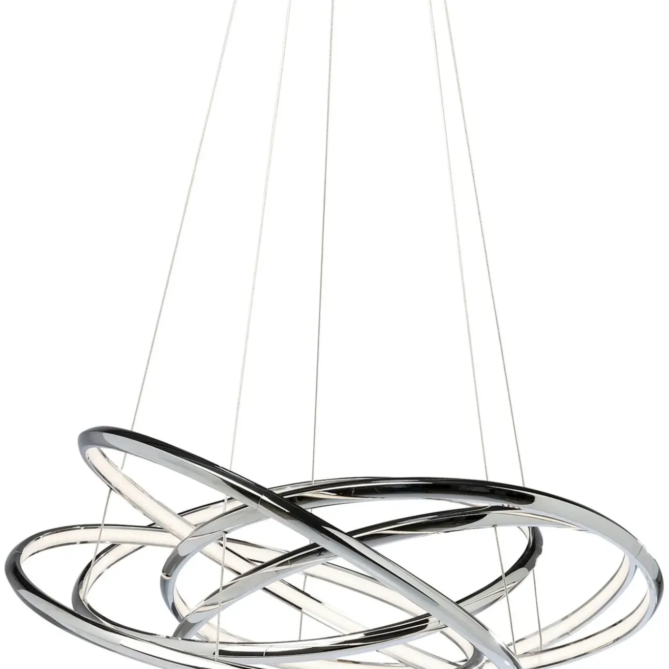 Suspension Saturn Led Chrome Gm