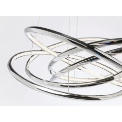 Suspension Saturn Led Chrome Gm