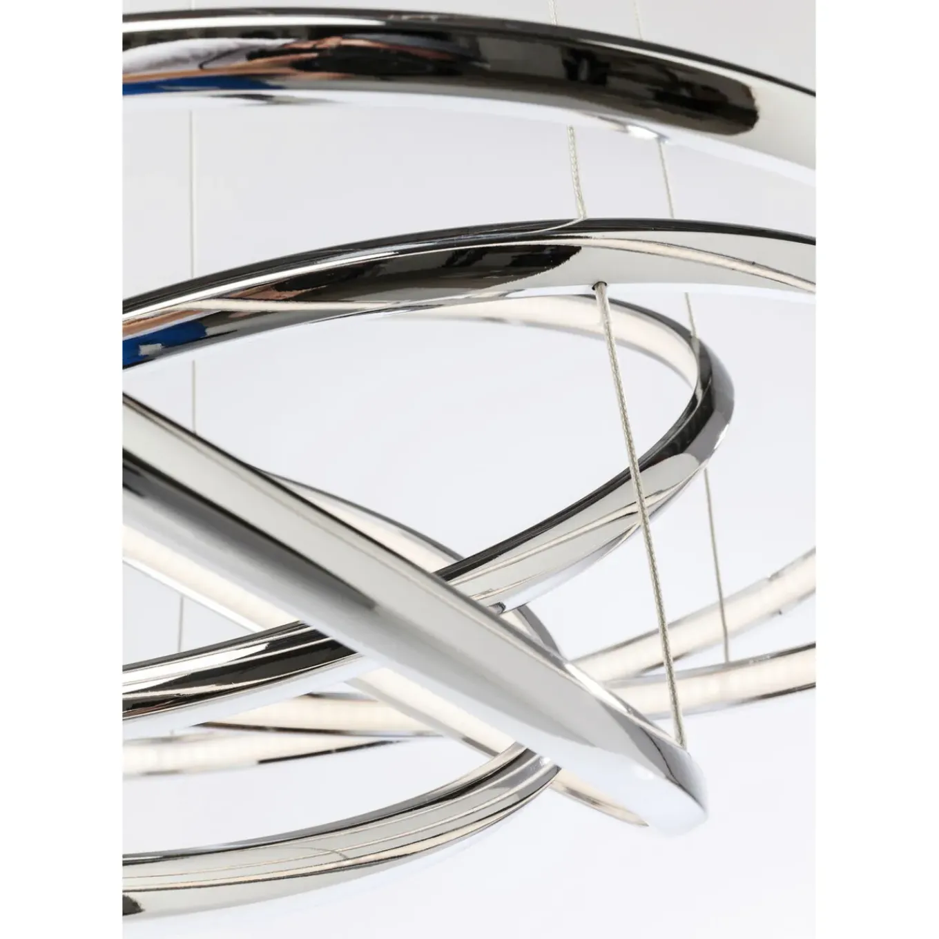 Suspension Saturn Led Chrome Gm