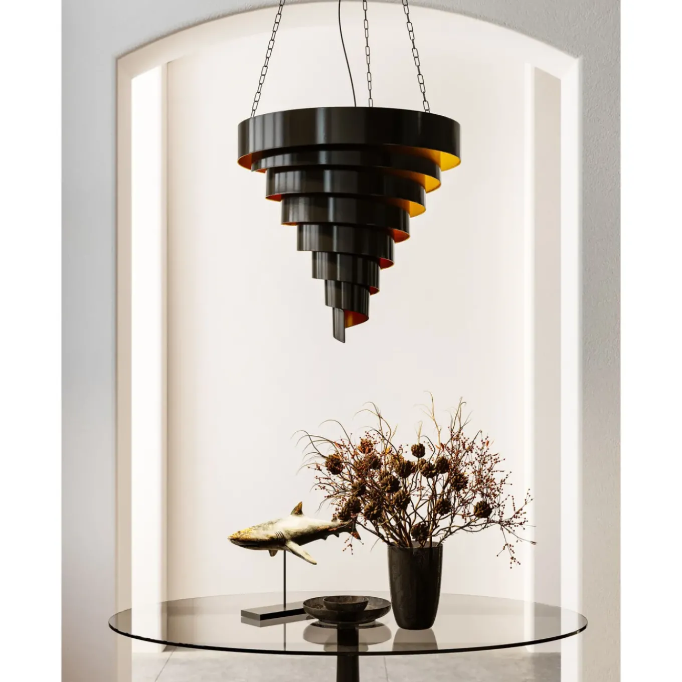 Suspension Spiral Catch O76Cm