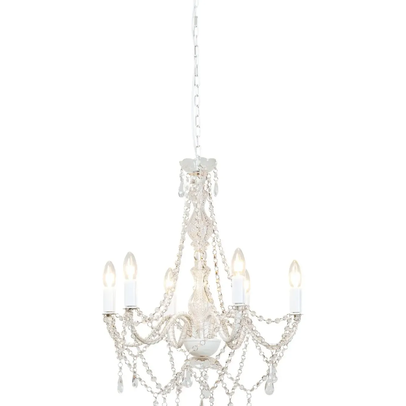 Suspension Starlight 6 Branches Transparent