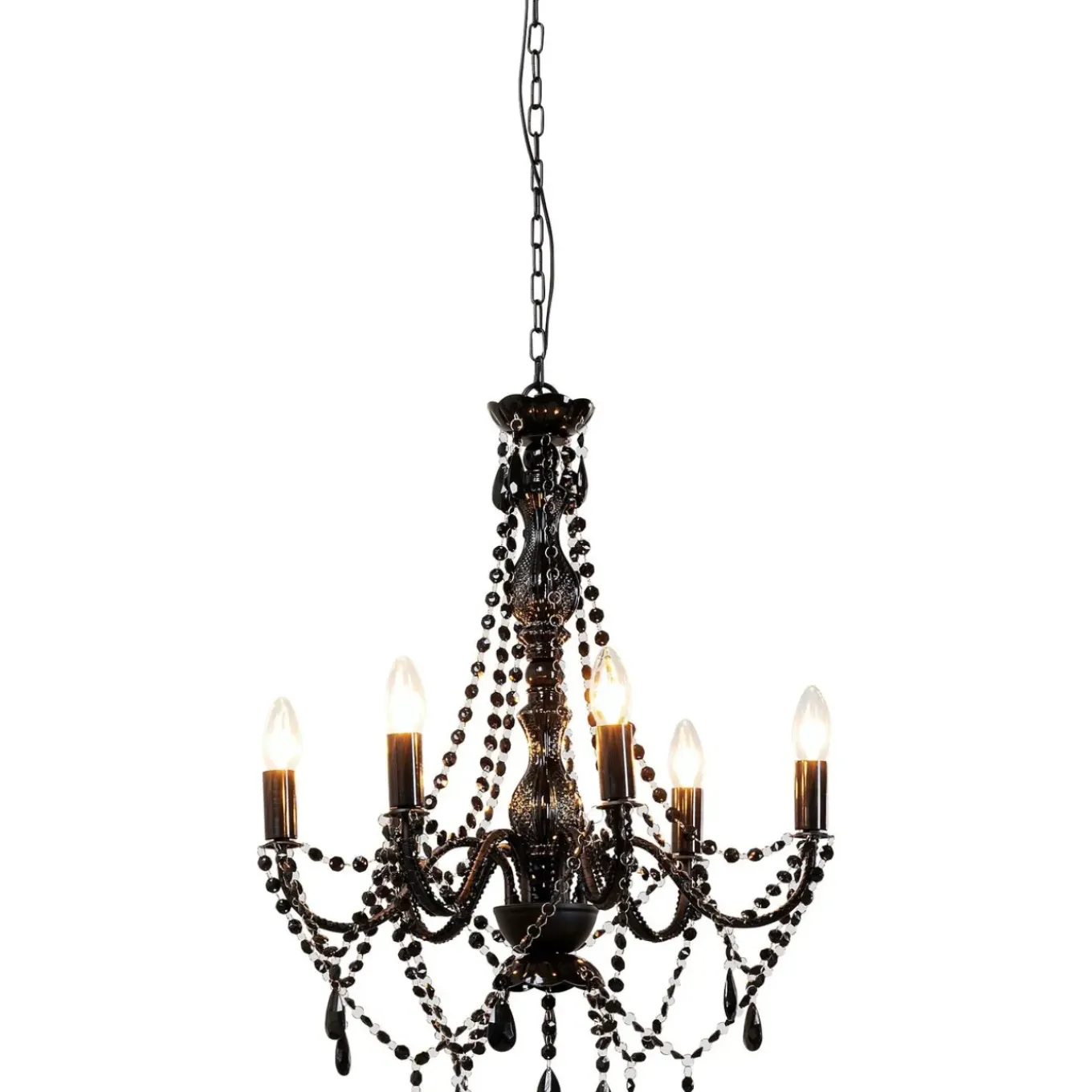 Suspension Starlight 6 Branches Noir