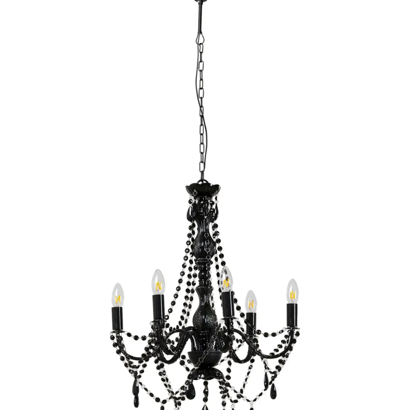 Suspension Starlight 6 Branches Noir