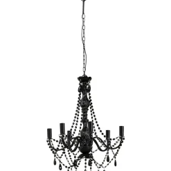 Suspension Starlight 6 Branches Noir
