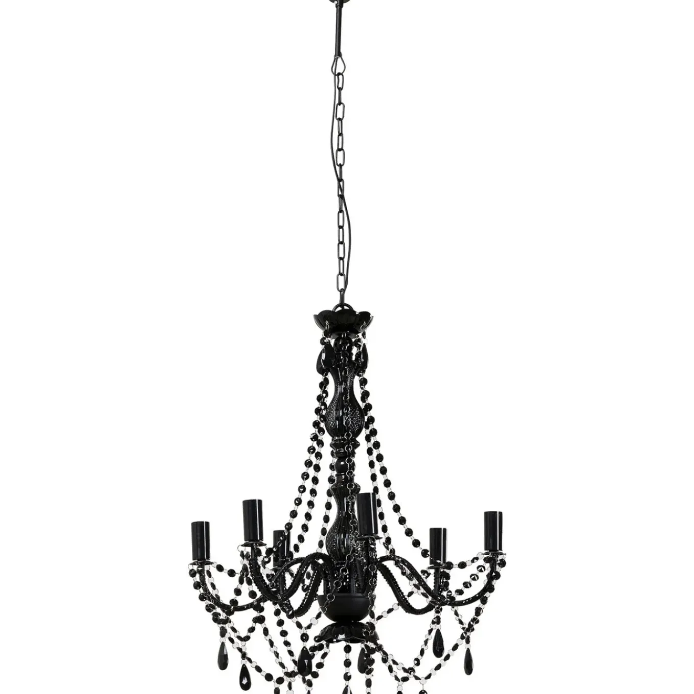 Suspension Starlight 6 Branches Noir
