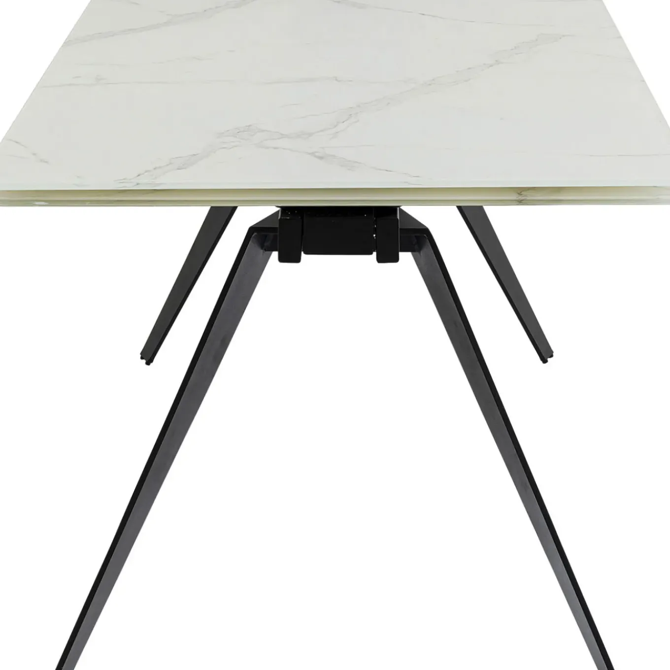 Table A Rallonges Amsterdam Look Marbre 160(40+40)