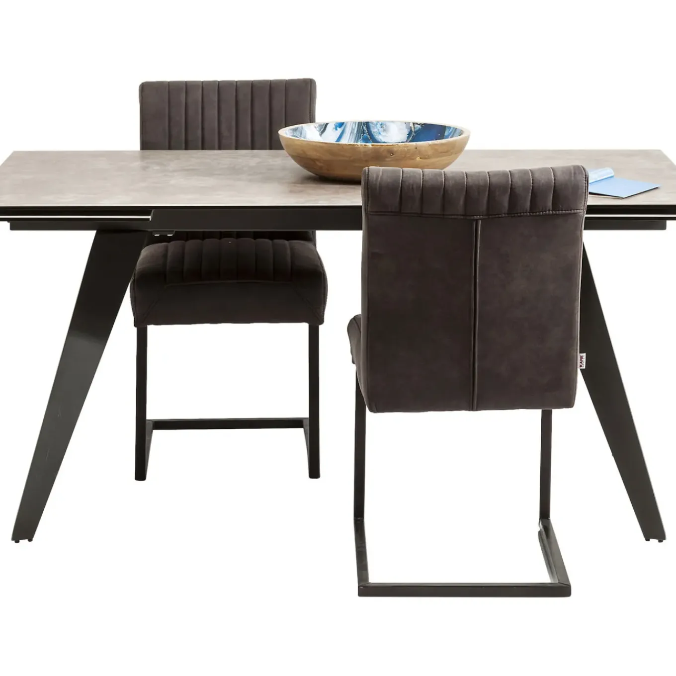 Table A Rallonges Amsterdam Fonce 160/40+40)X90Cm