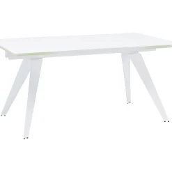 Table A Rallonges Amsterdam Blanc 160(40X40)X90