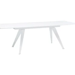 Table A Rallonges Amsterdam Blanc 160(40X40)X90