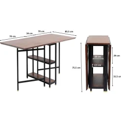 Table A Rallonges Ravello 35(70+70)X80