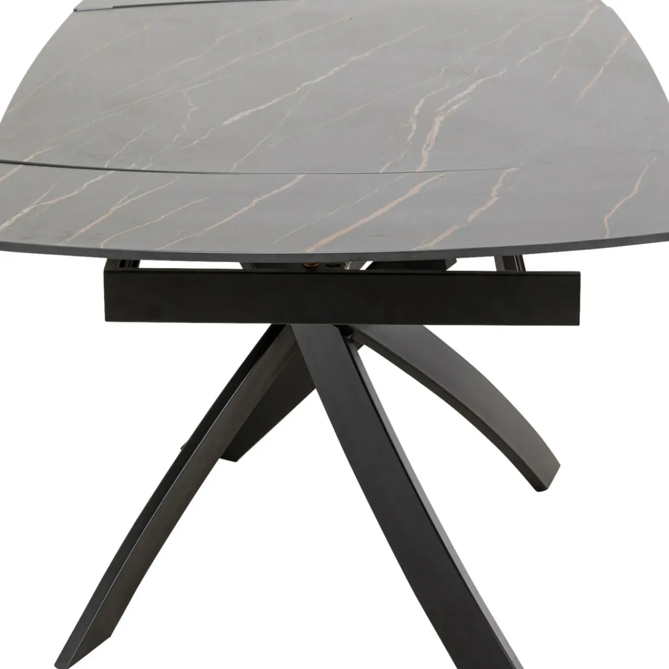 Table A Rallonges Twist Noir 120(30+30)X90Cm