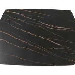 Table A Rallonges Twist Noir 120(30+30)X90Cm