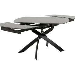 Table A Rallonges Twist Noir 120(30+30)X90Cm