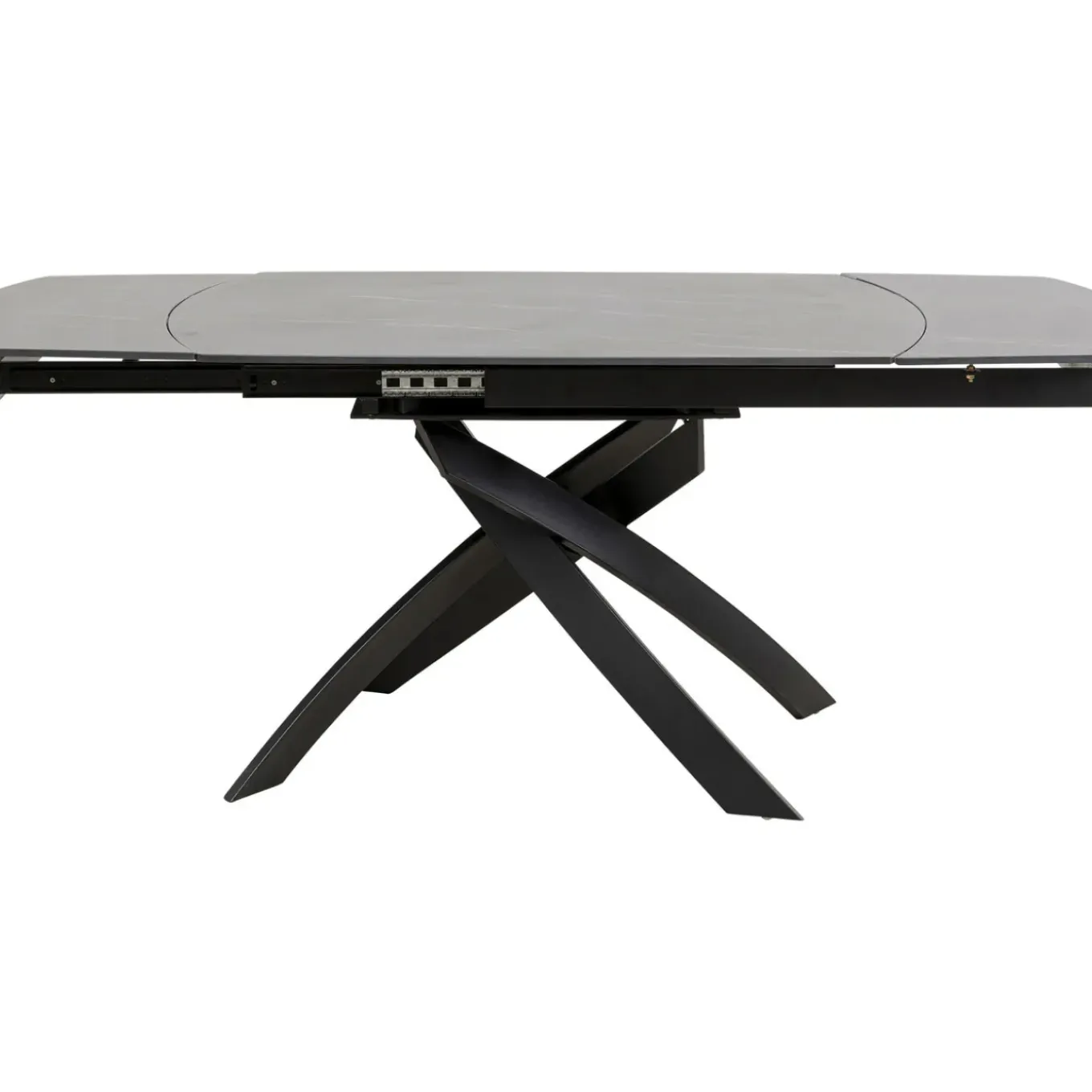 Table A Rallonges Twist Noir 120(30+30)X90Cm