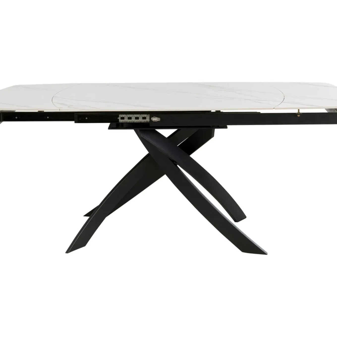 Table A Rallonges Twist Onyx 120(30+30)X90Cm