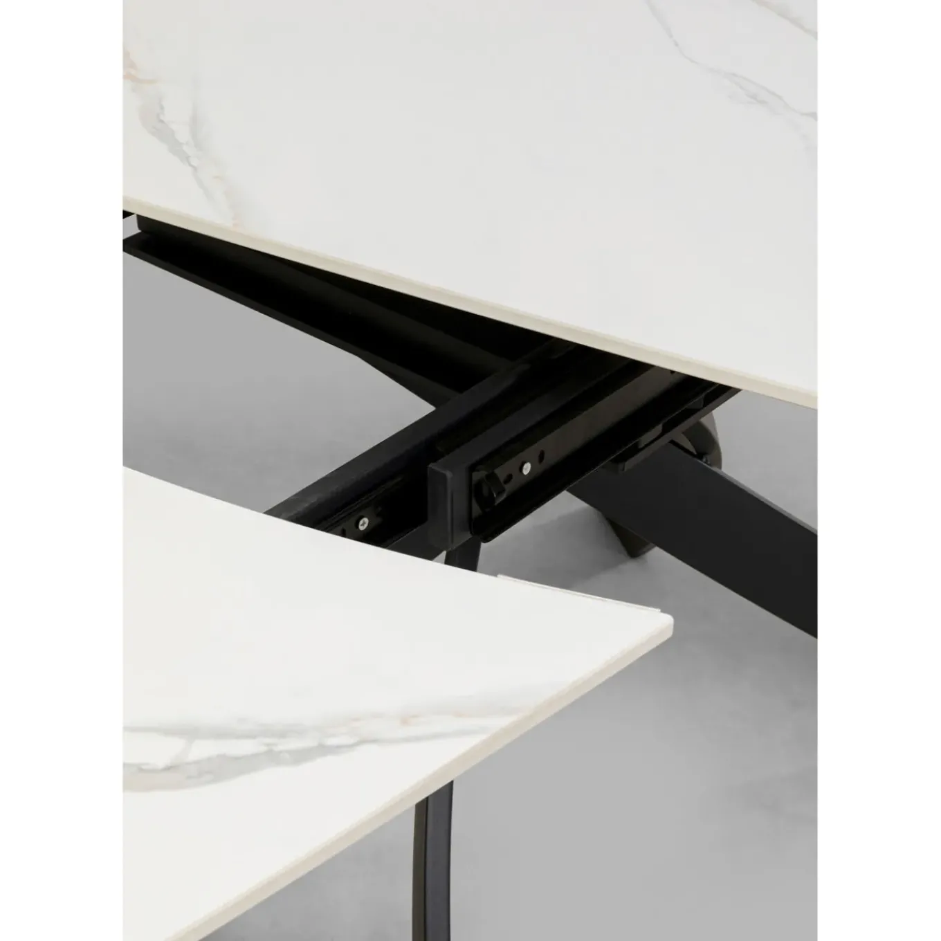 Table A Rallonges Twist Onyx 120(30+30)X90Cm
