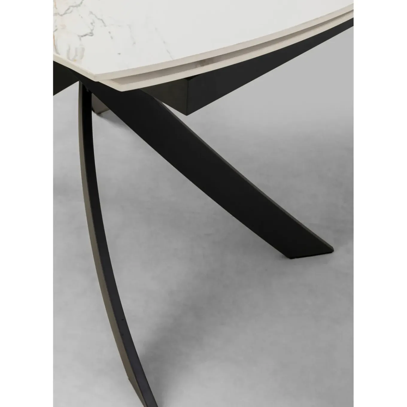 Table A Rallonges Twist Onyx 120(30+30)X90Cm